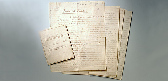 agreement signed by Henri Nestlé