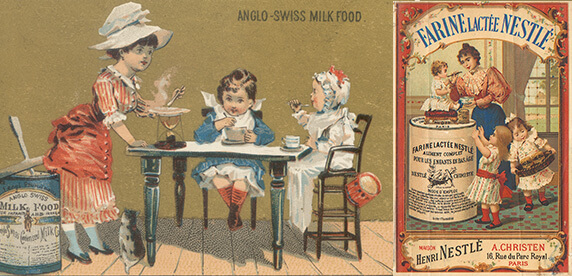 advertising by Anglo-Swiss and Nestlé