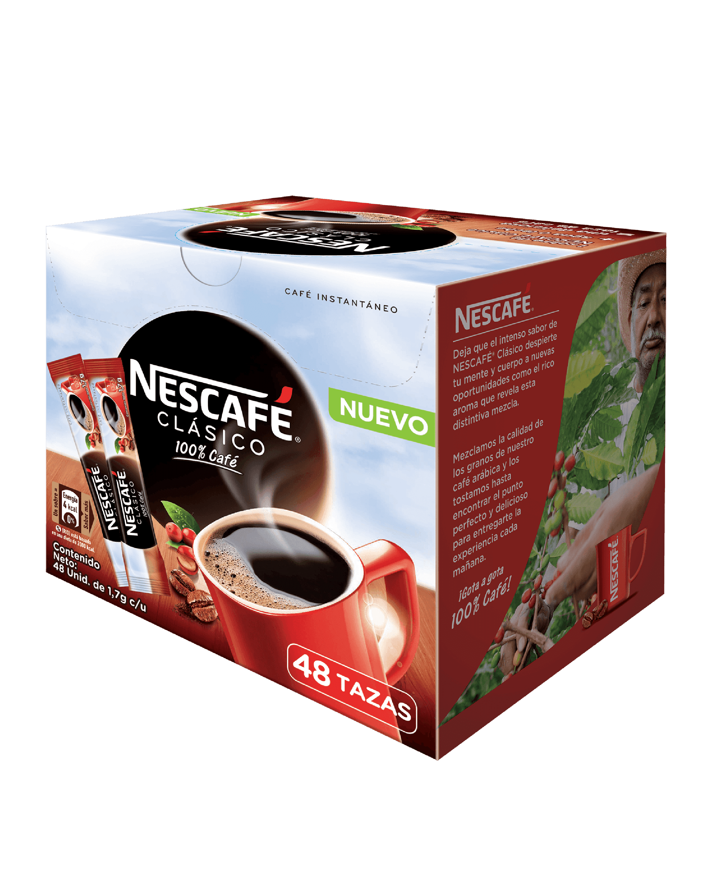 NESCAFÉ® CLÁSICO 48 sticks x 1.7 g
