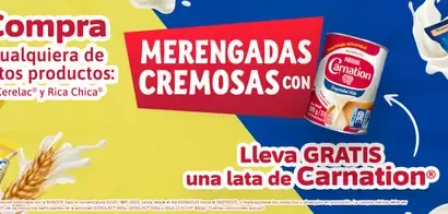 Términos, bases y condiciones de la promoción Merengadas Cremosas con CARNATION®️