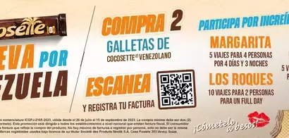 Términos y condiciones: Promoción COCOSETTE®