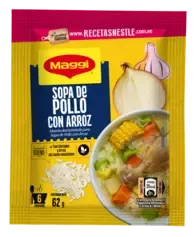 Sopa de pollo con arroz