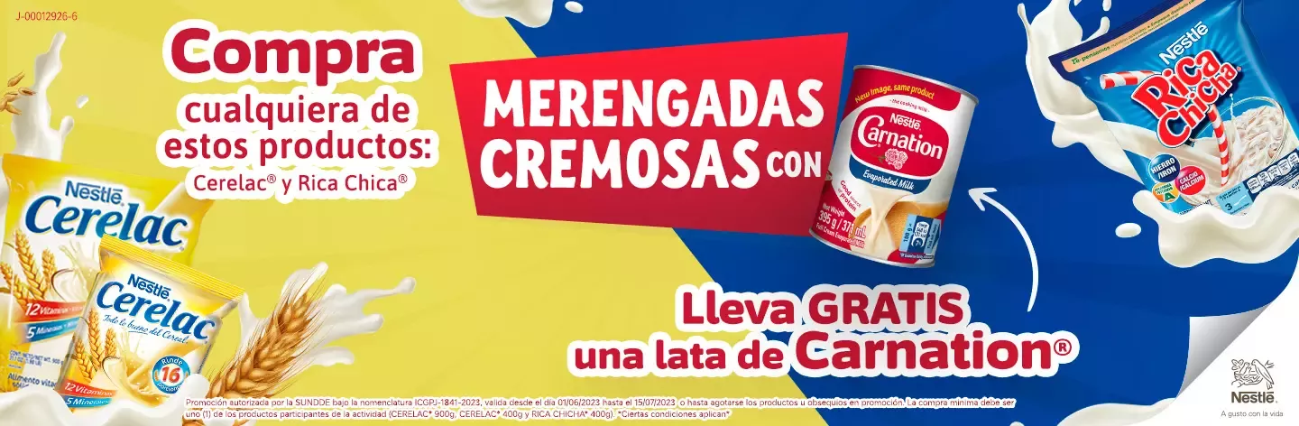 Términos, bases y condiciones de la promoción Merengadas Cremosas con CARNATION®️