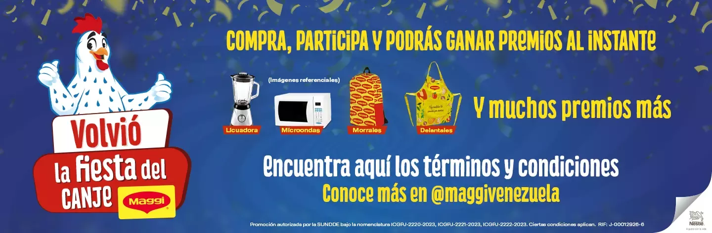 MAGGI® Términos y Condiciones Promoción Fiesta del Canje