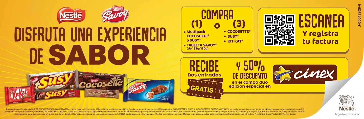 Términos y condiciones Disfruta una experiencia de sabor